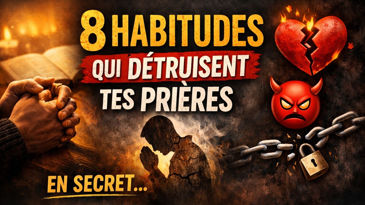 Tu pries mais ces 8 ERREURS BLOQUENT TOUT : 8 habitudes spirituelles qui ÉTOUFFENT ta vie de prière