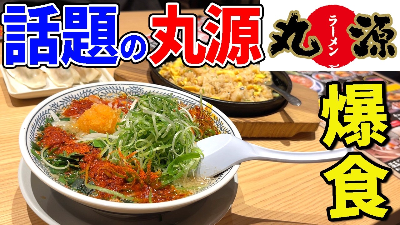 今人気の「丸源ラーメン」ってどうなん？大食い調査してみた！辛肉そば、チャーハン、裏技のアレンジも【ずんだもん＆ゆっくり解説】