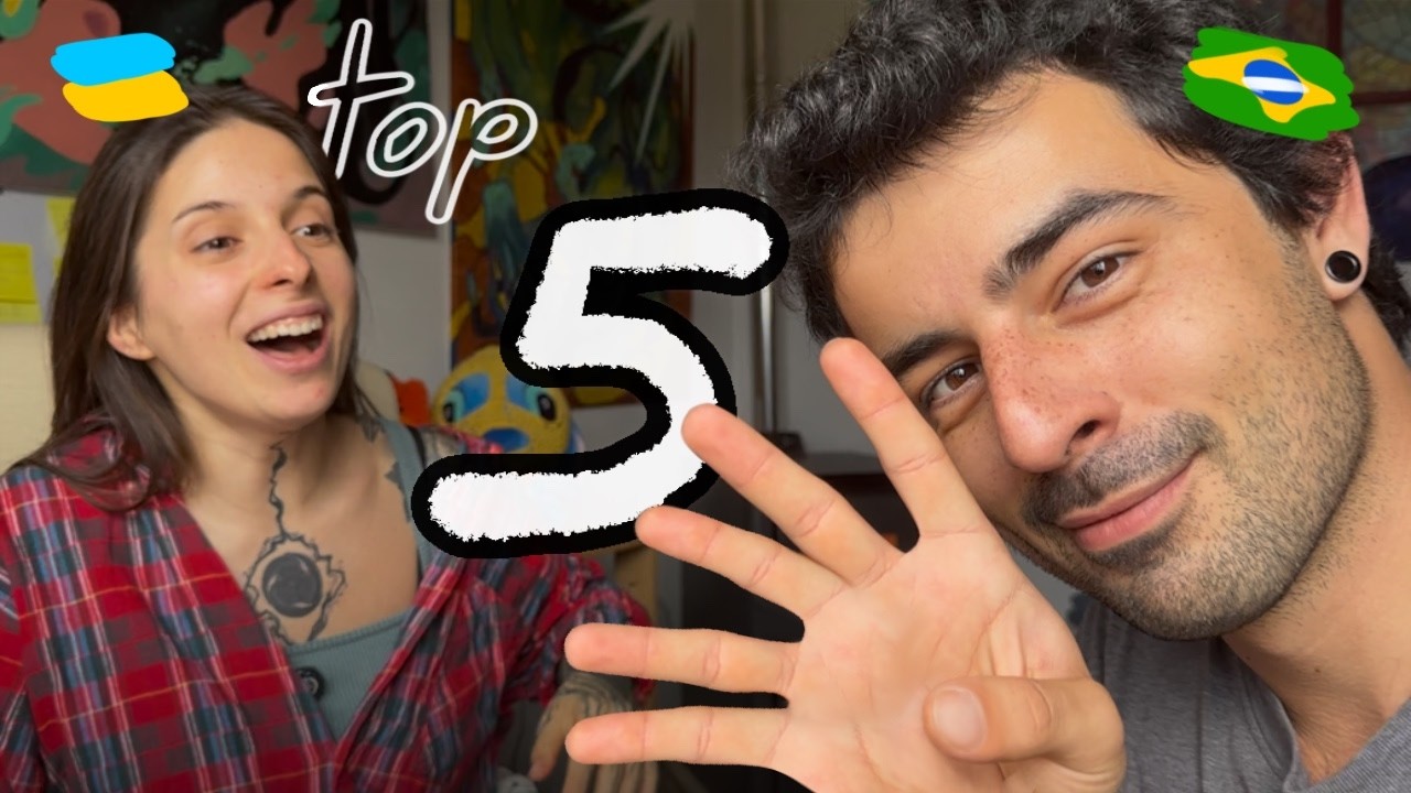Escolhemos 5 músicas do País do outro! | Ucrânia e Brasil