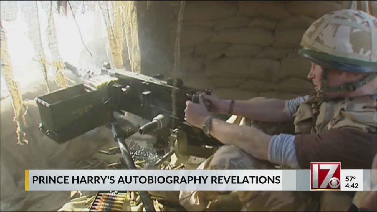 Prince Harry claims in book he killed 25 in Afghanistan