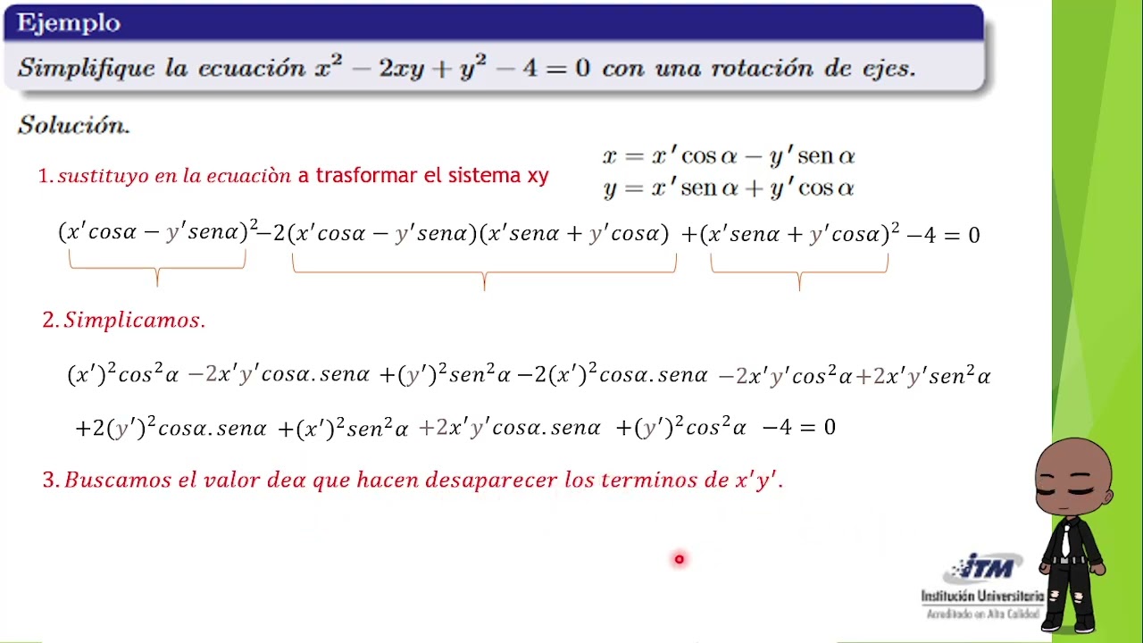 ROTACIÒN DE EJES EN EL PLANO 2