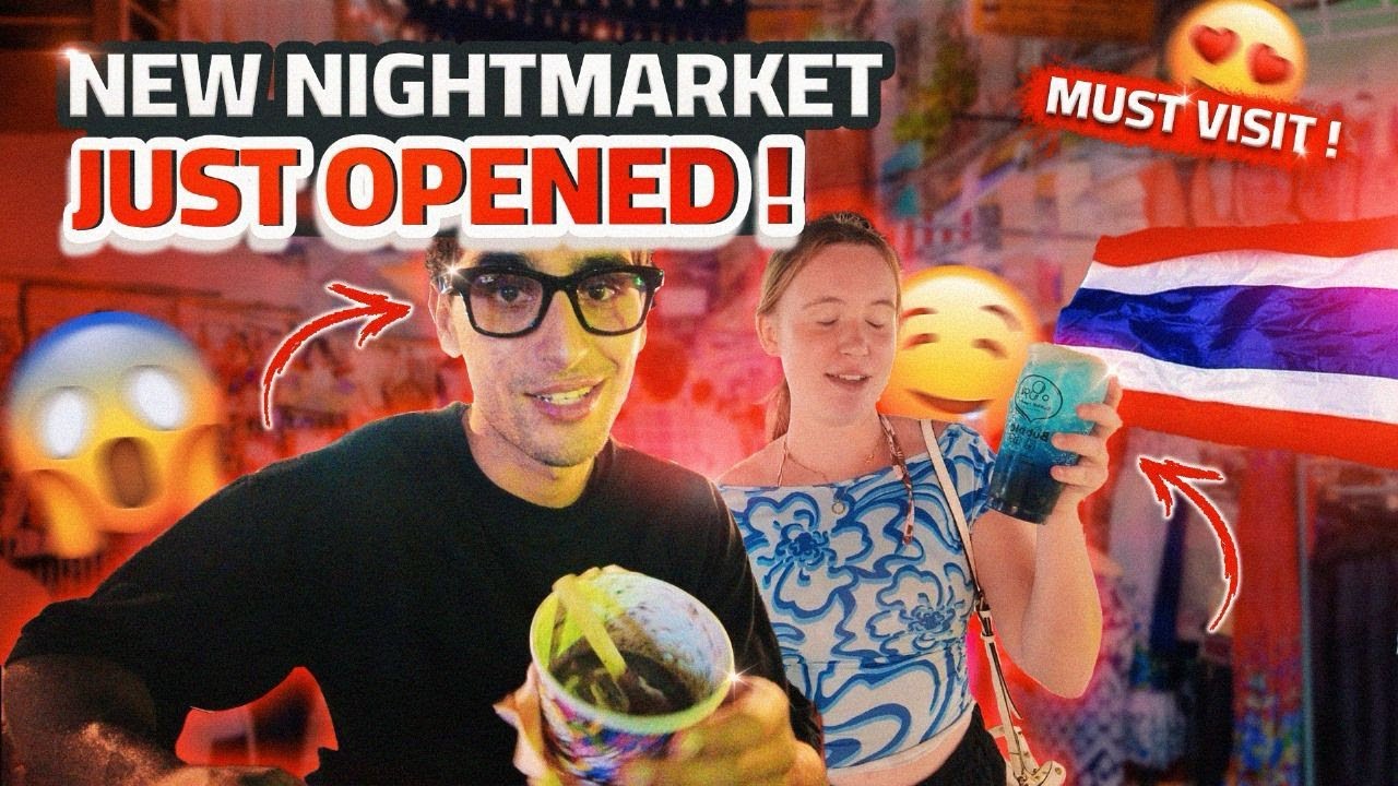 INSANE Food at This NEW Night Market! Aonang THAILAND