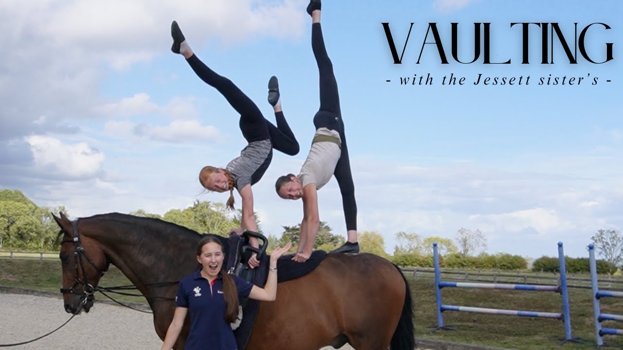 DRESSAGE RIDER RETURNS TO EQUESTRIAN VAULTING?!