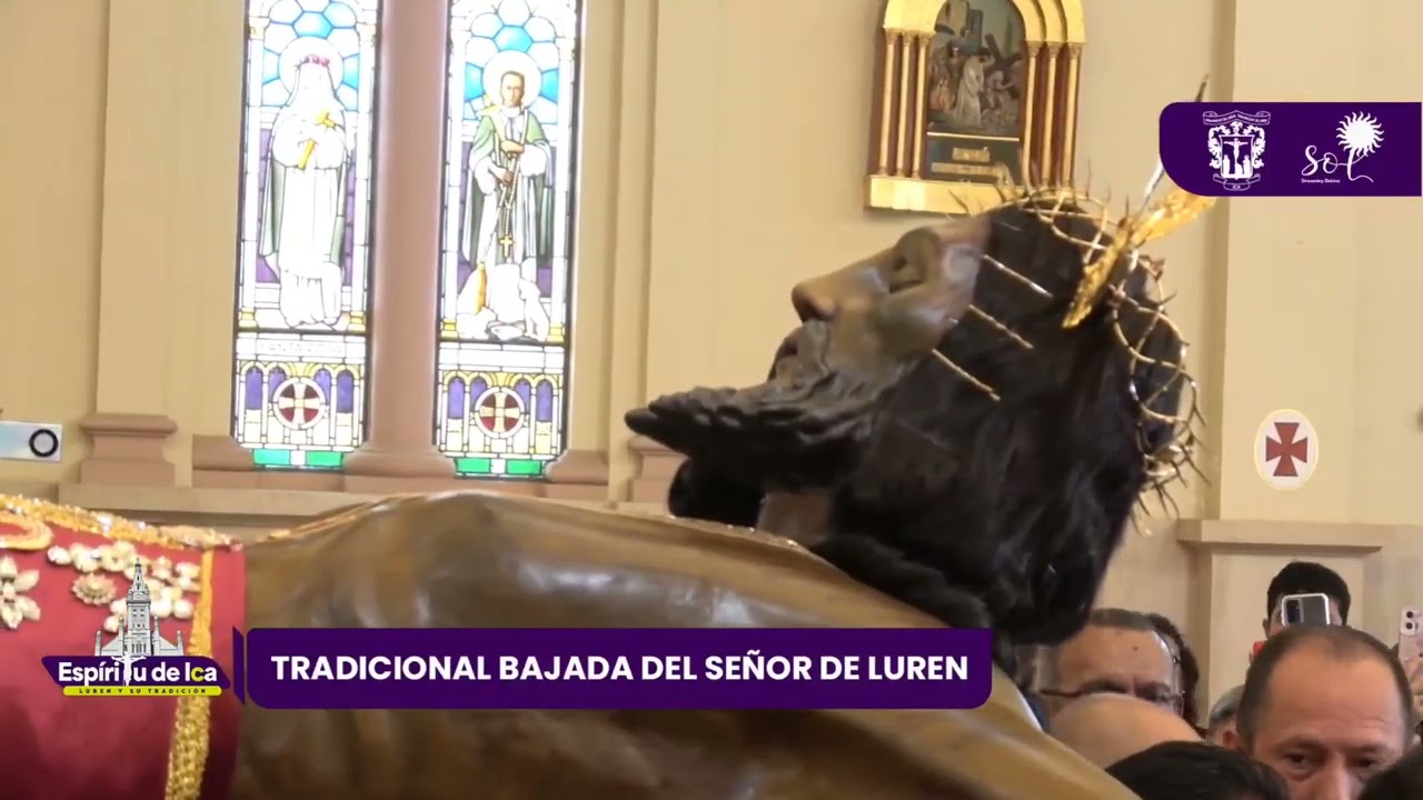 VIERNES SANTO: Entronizacion del Señor de Luren - Semana Santa 2025