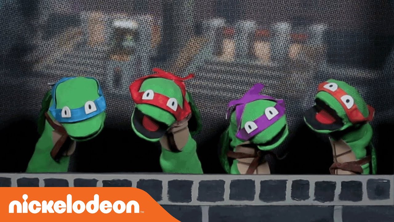 Teenage Mutant Ninja Turtles | Sock Puppet Theater Sketch | Nick