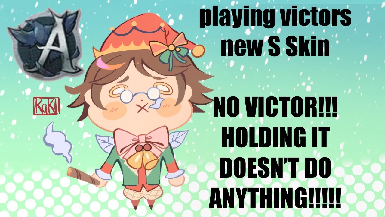 Playing victors new Christmas s skin! A badge postman gameplay 💌 #identityv