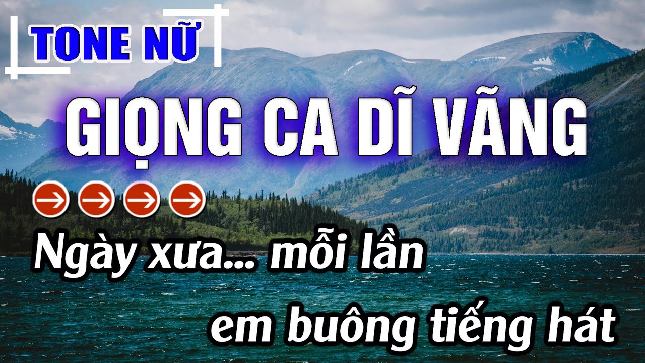 Giọng Ca Dĩ Vãng Karaoke Tone Nữ ( Fm ) Beat Mới | Karaoke Đăng Khôi