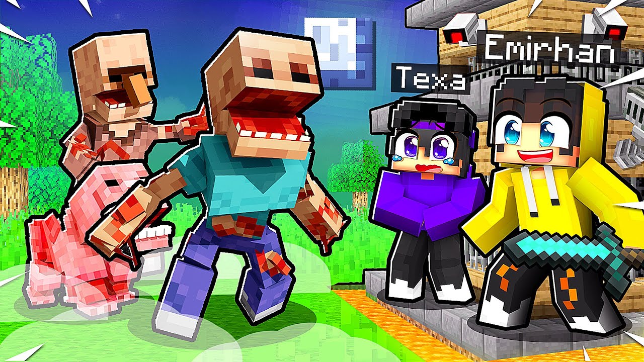 NEDEN Parazitlere Karşı Hayatta Kalmak İçin Güvenli Sığınak İnşa Ettim? 🦠 | Minecraft