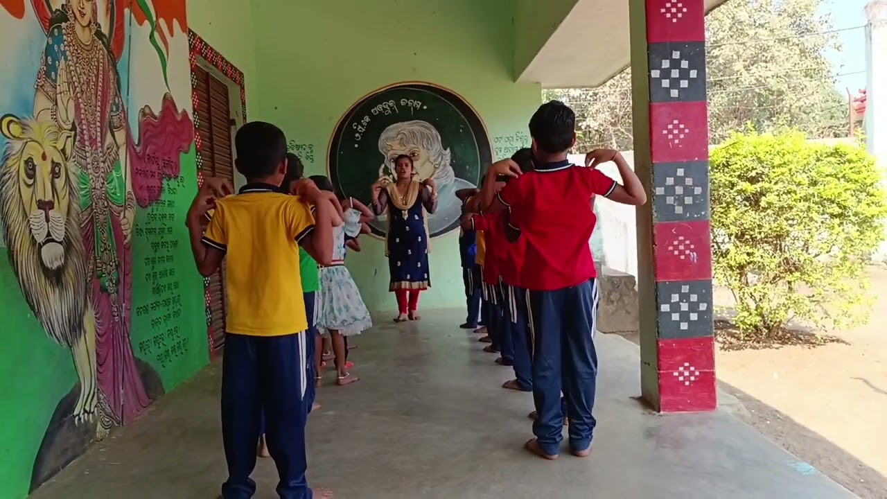 Dece project - 4, work day - 37, activity - 37 ପିଲାଙ୍କ ସହ ସହଜ ଯୋଗ ଅଭ୍ୟାସ।