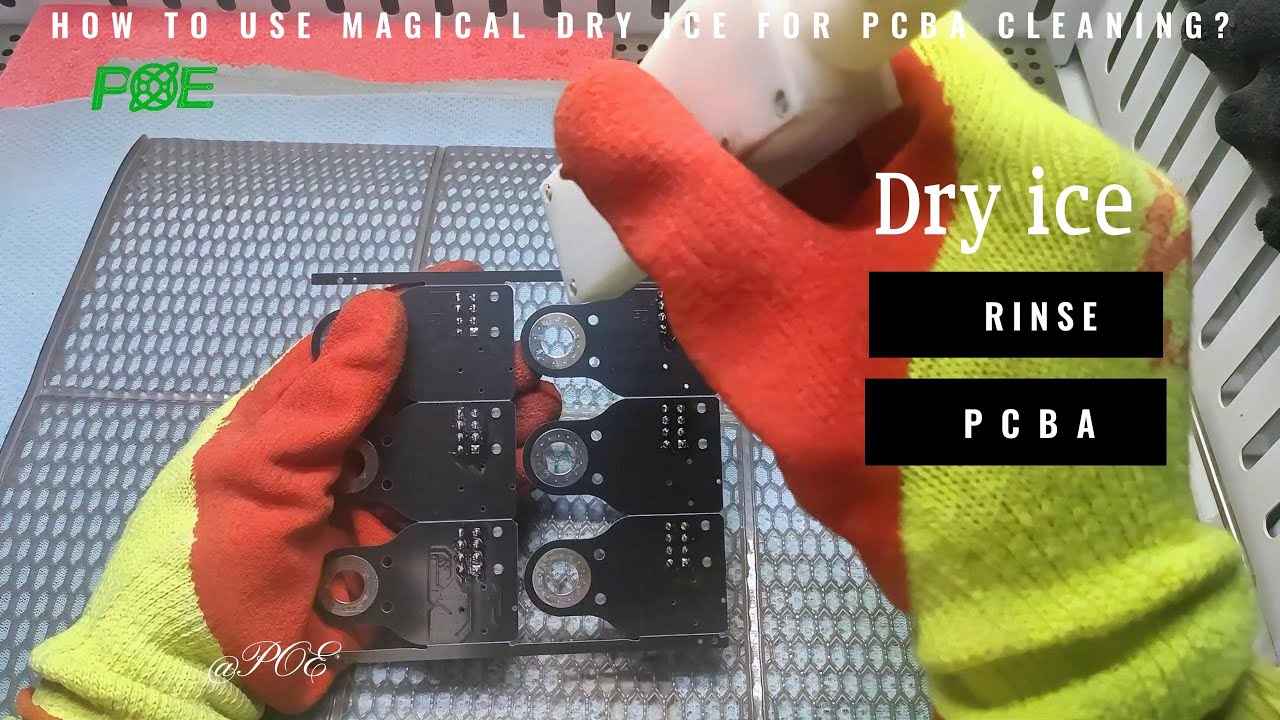 How to use magical dry ice for PCBA cleaning?