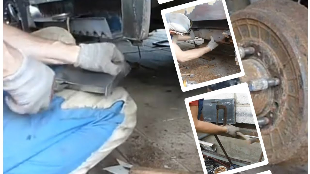 Сварка. Как согнуть металл на коленке!, на порог и арку.Левый порог, задняя арка. УАЗ Патриот 6#