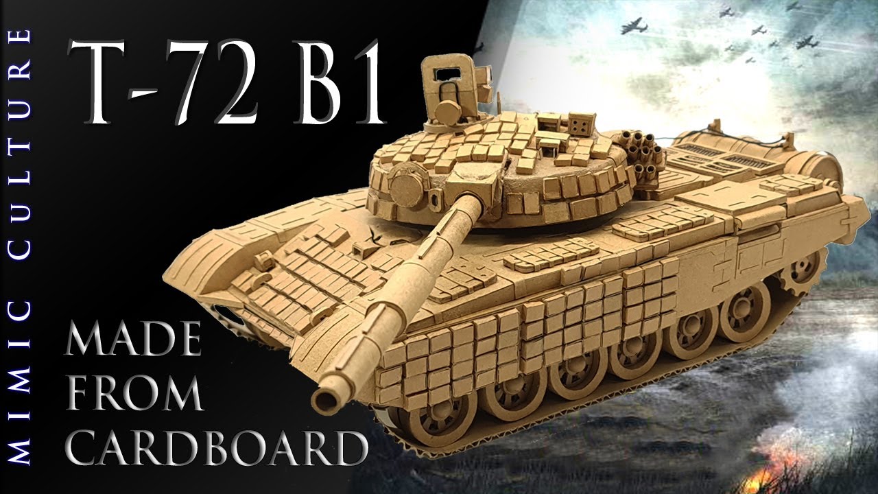 T-72 B1 | Made from cardboard