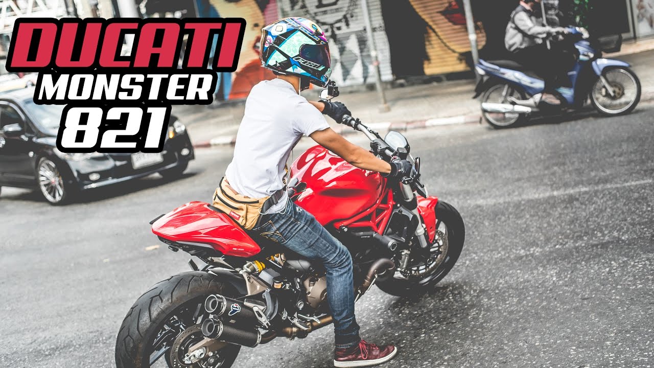 [รีวิว EP.6] Ducati Monster 821 ค่ายแดงสุดหล่อในใจใครหลายคน
