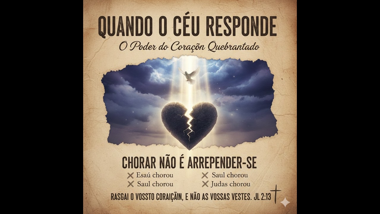 Quando o Céu Responde O Poder do Coração Quebrantado #Quebrantamento #Salmos #Arrependimento