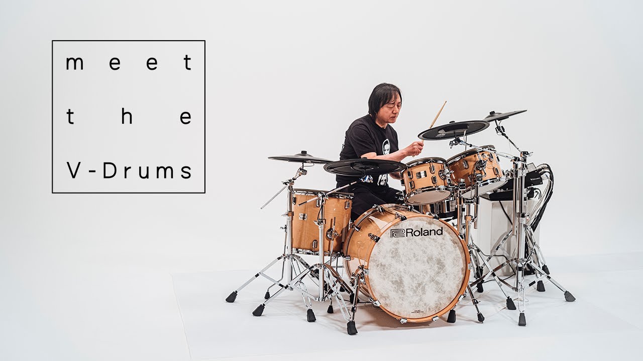 meet the V-Drums #01 VAD706 × 山木秀夫