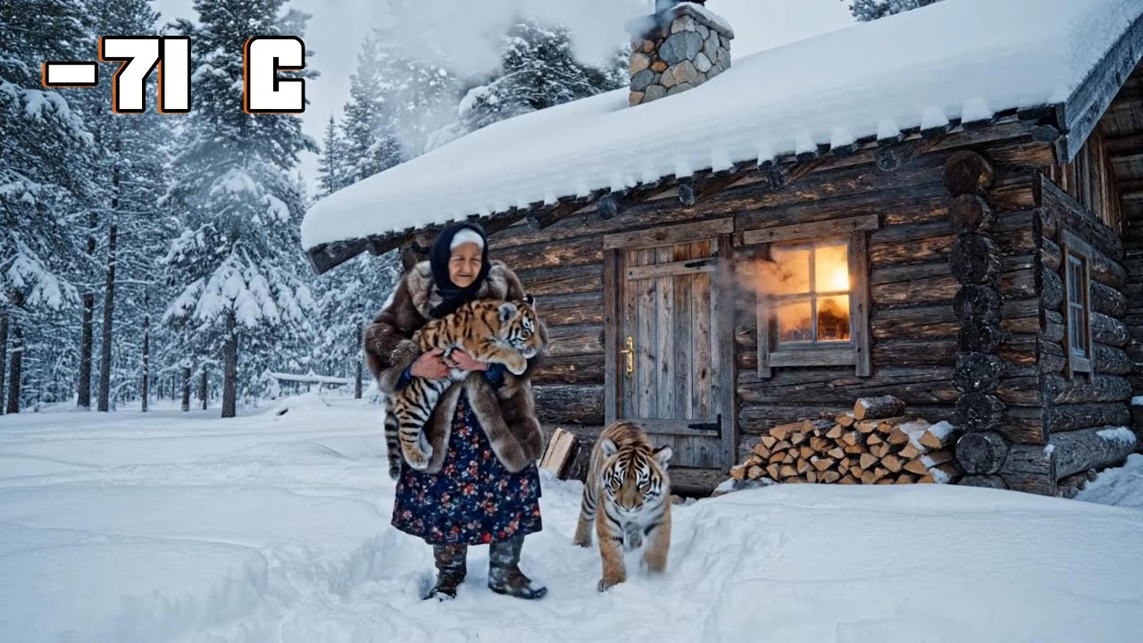 She Saved a Freezing Tiger Cub... Then Something Incredible Happened at Her Door ❄️🐅