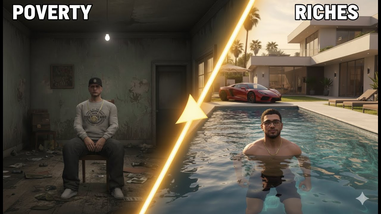 2# من الفقر الي الغنا ..اشتريت كل حاجه ! |  GTA 5