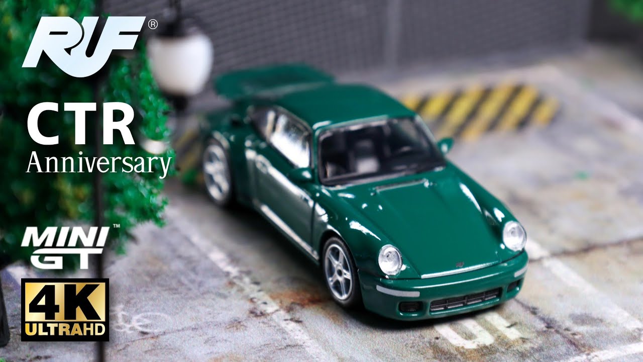 Mini GT - RUF CTR Anniversary Irish Green l Cinema Shot 4K