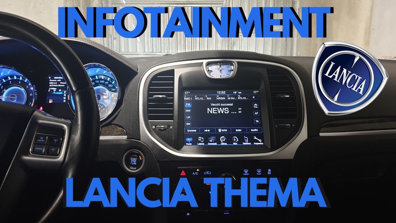 L' ottimo INFOTAINMENT della Lancia Thema - Semplice e ben leggibile