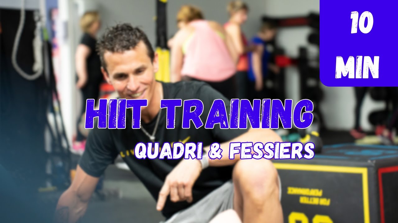 HIIT TRAINING 10 min - quadri & fessiers