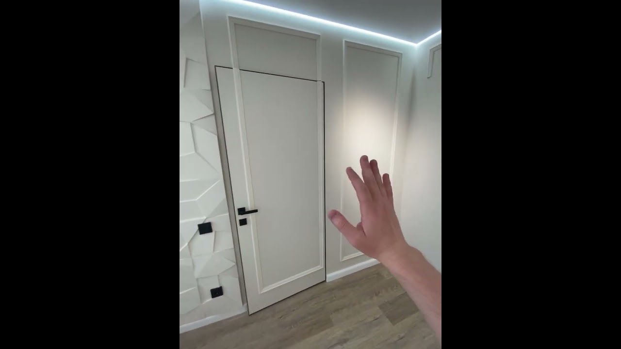 Скрытые двери , что это ? 🤔Отличие обычных дверей от скрытых 🔥А какие двери выберешь ты ?