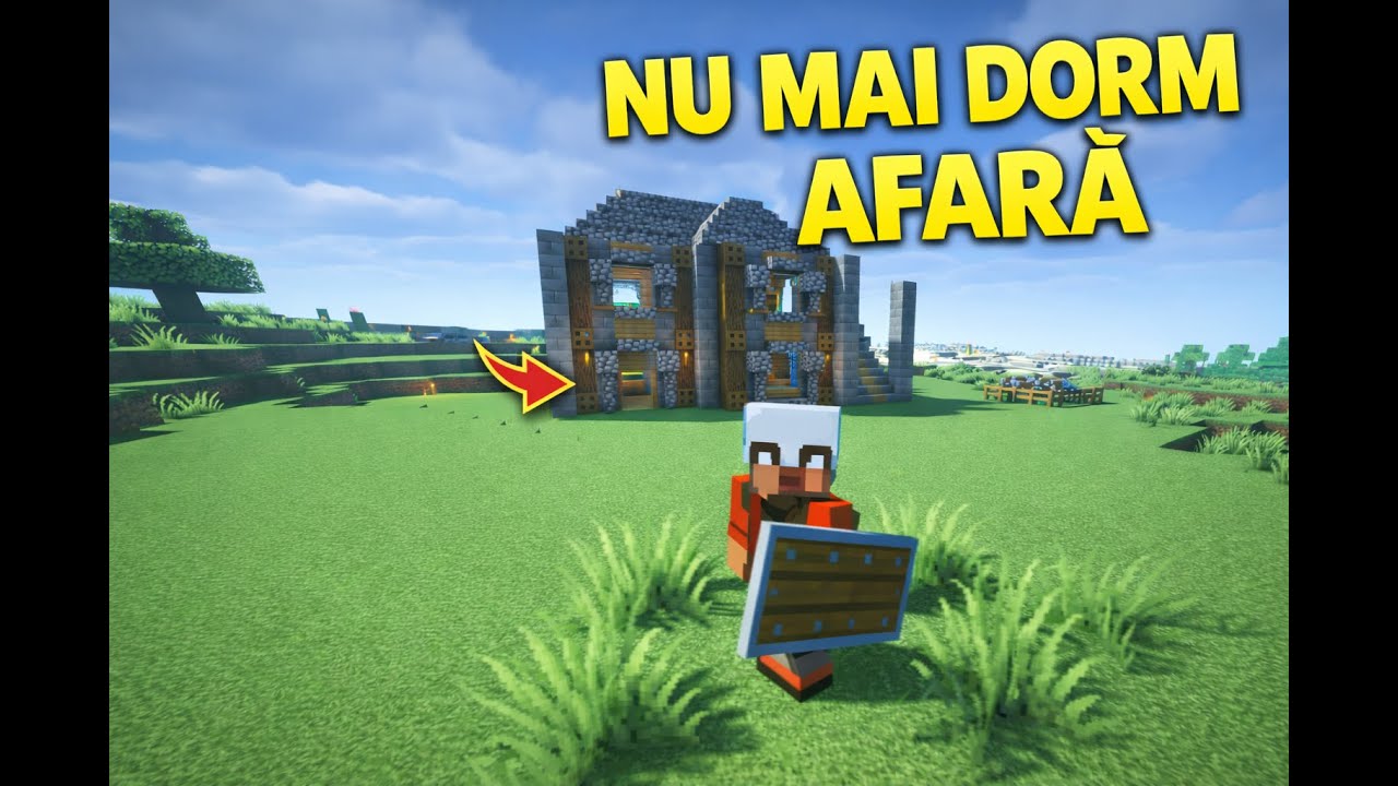 Minecraft Survival #3 – În sfârșit am o casă!!