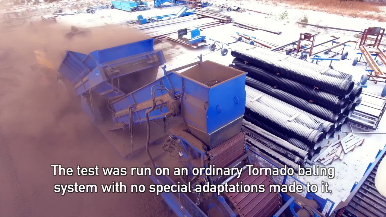 Case study: Test baling of ASR (automotive shredder residue)