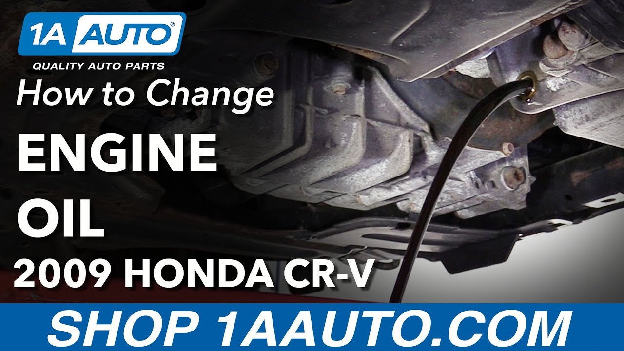Как заменить масло в Honda CR-V 07-11