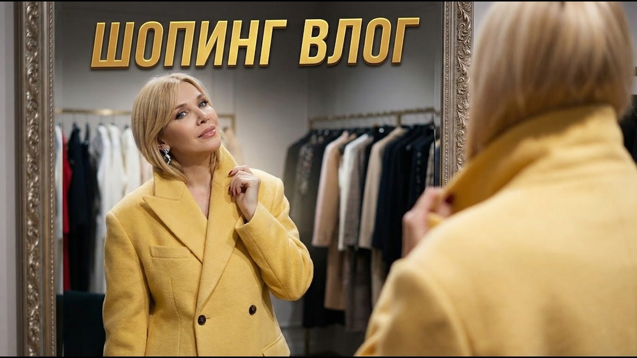 Выбираю идеальное пальто в ТЦ✦Примерка Срочно нужен ваш совет! Шопинг ВЛОГ