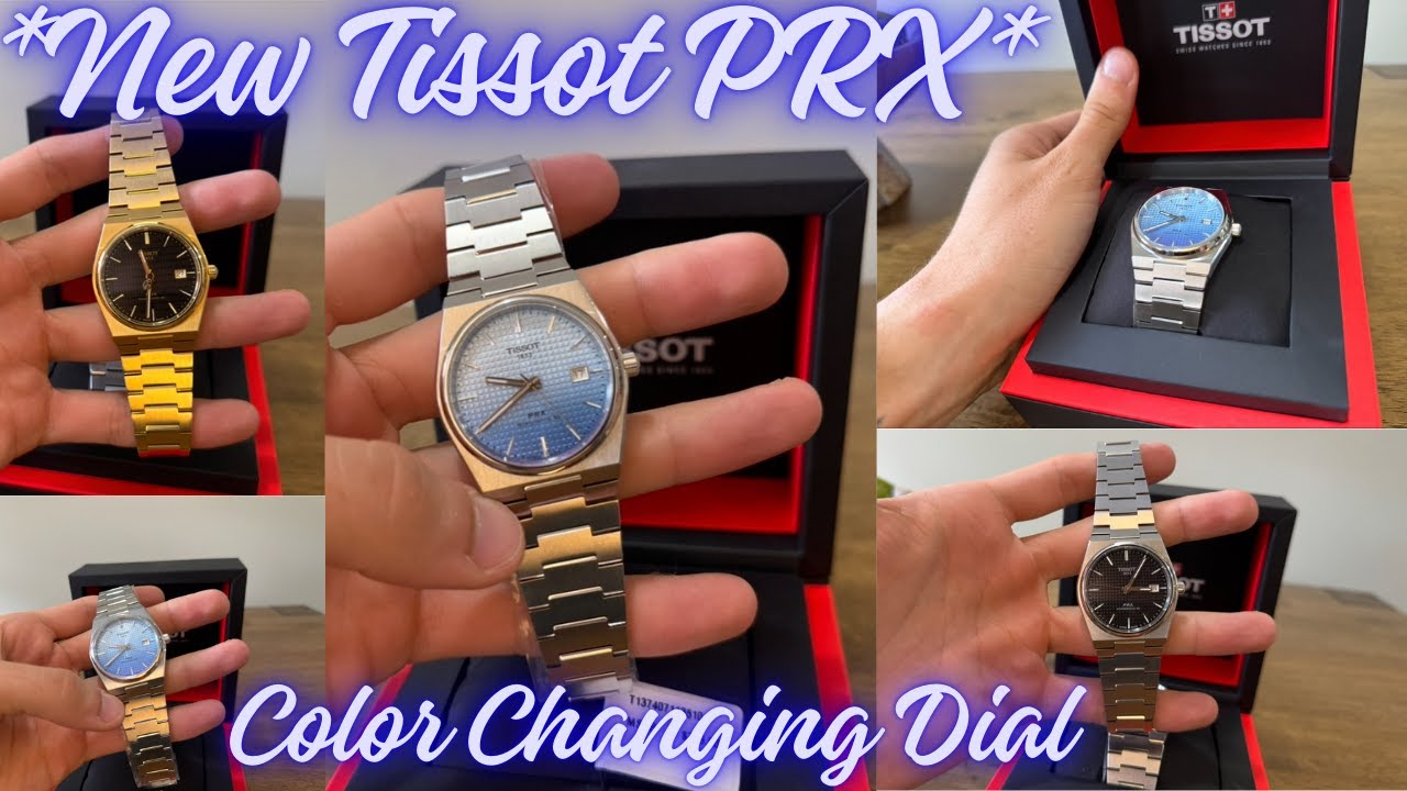 *NEW Tissot PRX w/ Gradient color-changing dial! *First Look*