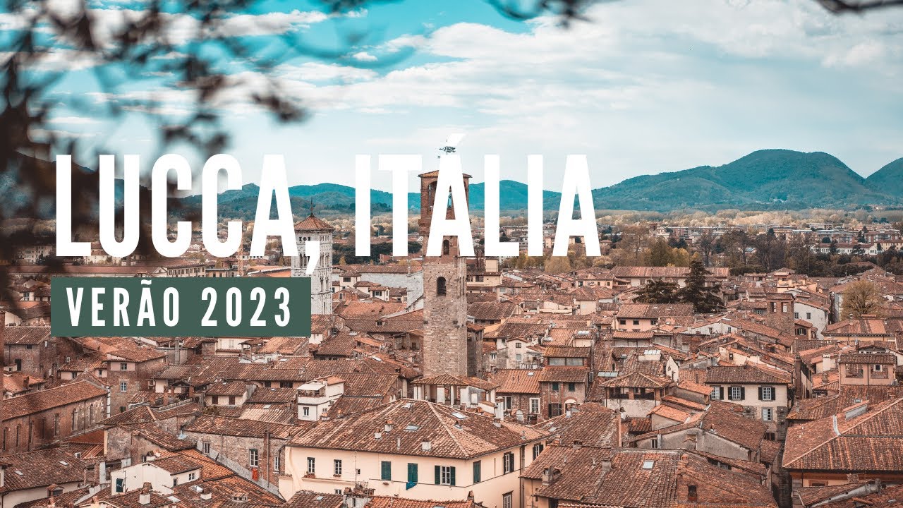 Lucca, Itália Walking Tour - 4k.