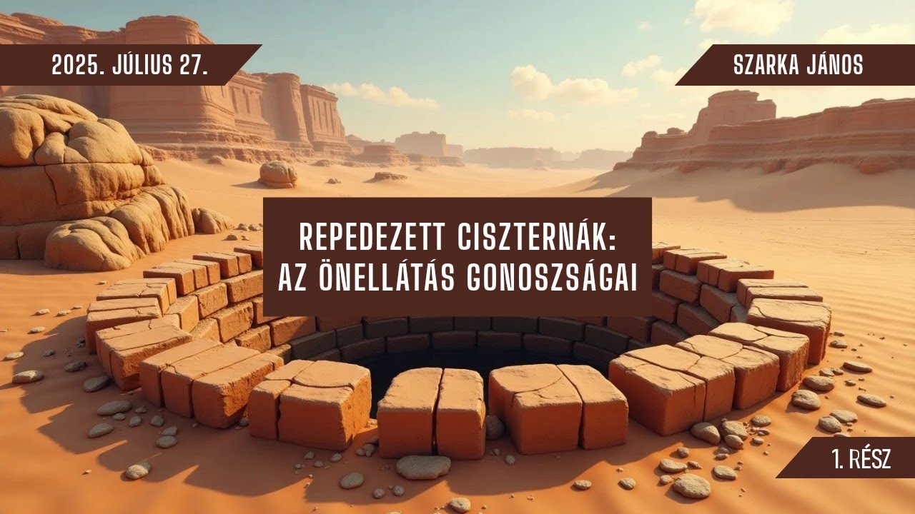 Szarka János - Repedezett ciszternák: Az önellátás gonoszságai (1. rész)
