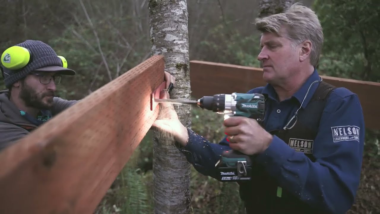 Оборудование Tree Fort: установка Paddle TAB