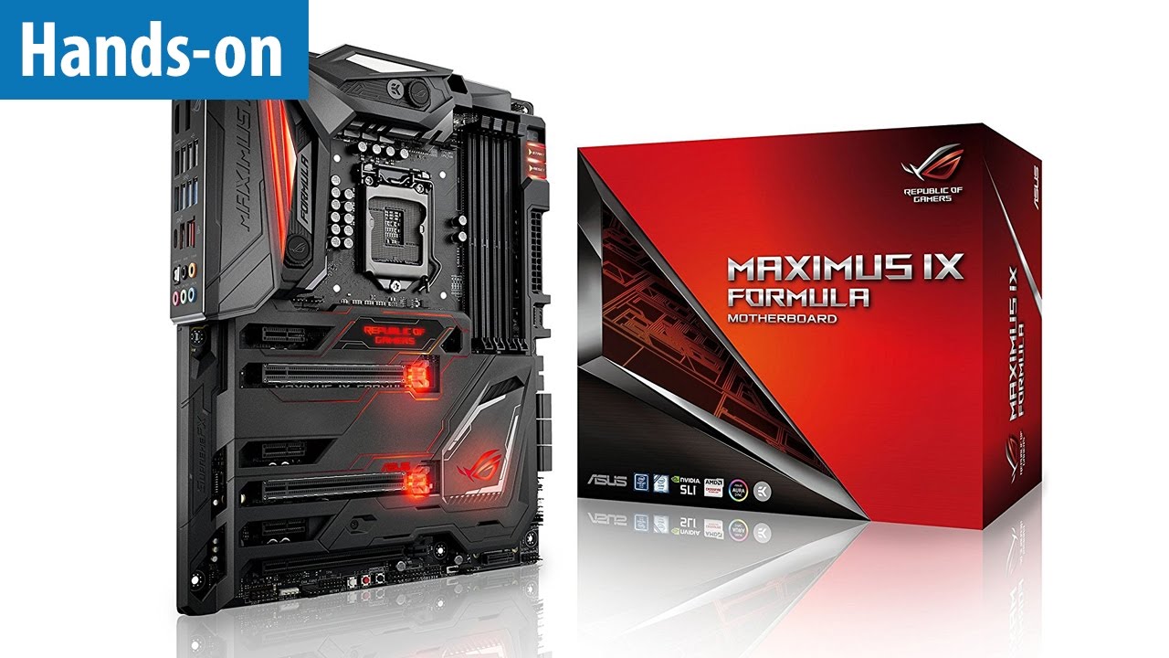Kaby-Lake-Mainboard für Gamer: Asus ROG Maximus IX Formula im Hands-on | deutsch / german