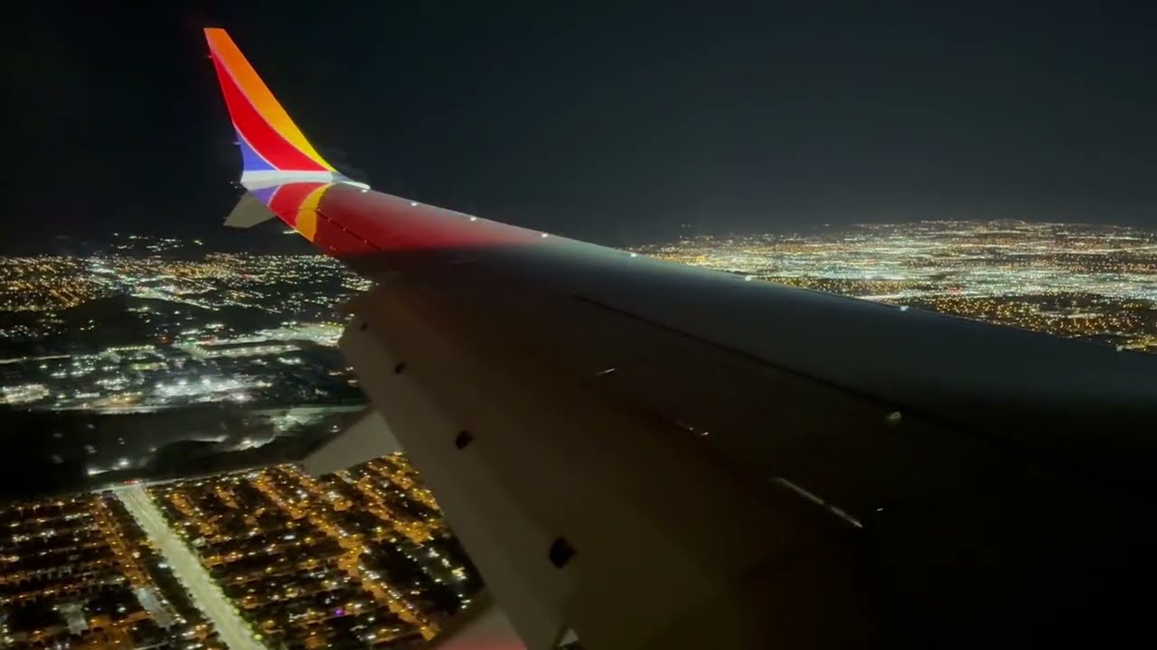 Southwest Airlines 737-MAX 8 Landing Las Vegas LAS
