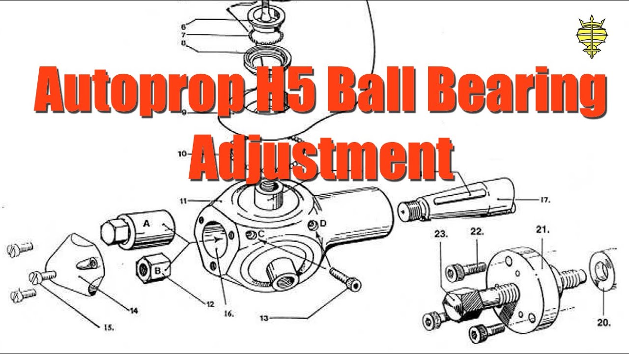 Balancing an Autoprop H5 sailboat propeller ball bearing model