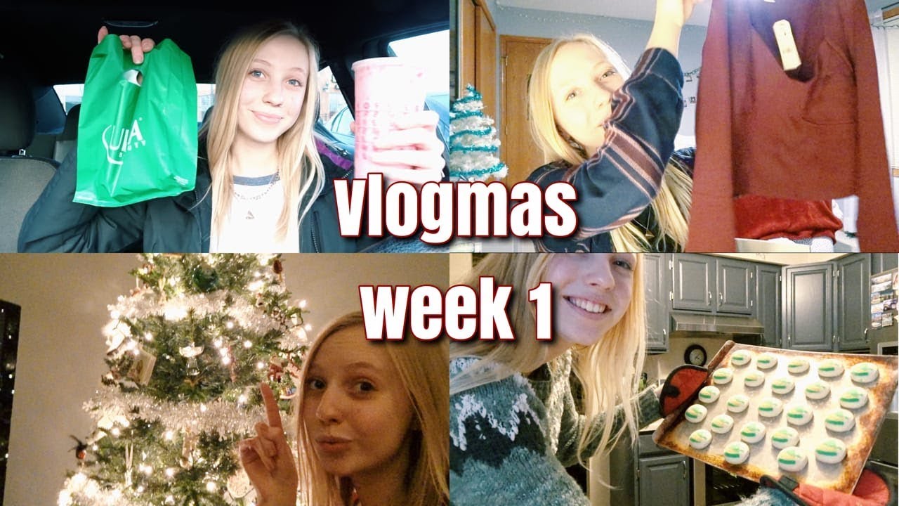 black friday haul, tattoos, filming and more! | Vlogmas Week 1