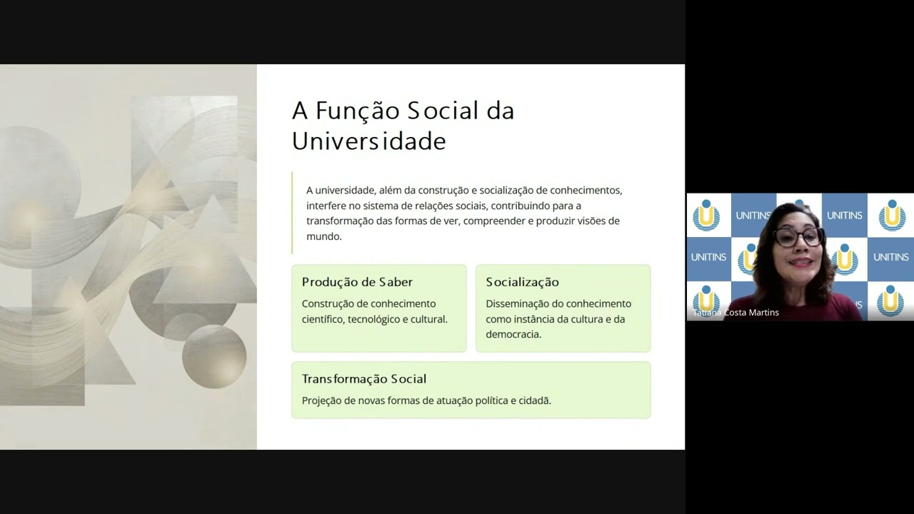 Aula 4: Extensão Universitária e Curricularização