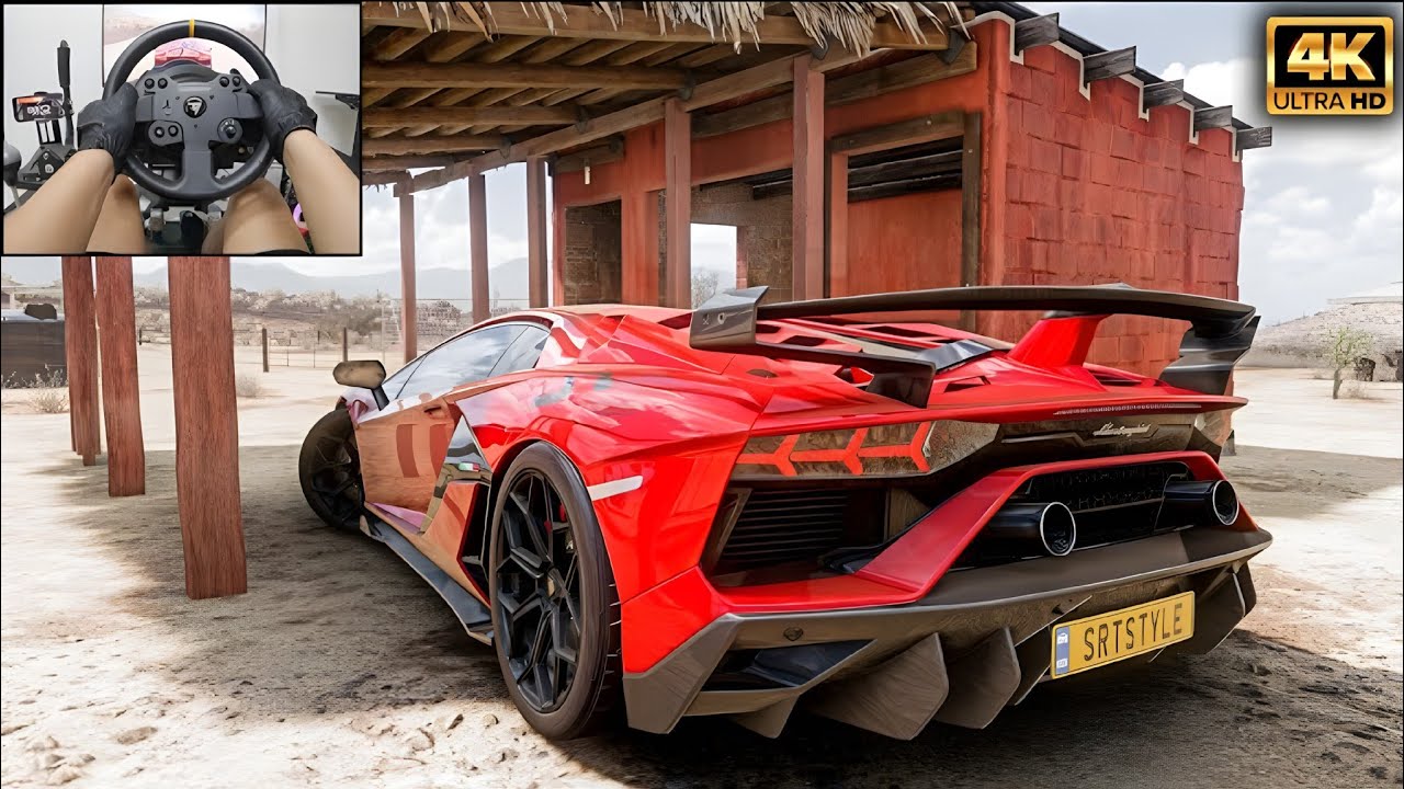 TOP 1400HP Lamborghini Aventador SVJ| Forza Horizon 5 |Thrustmaster TX 4k gameplay