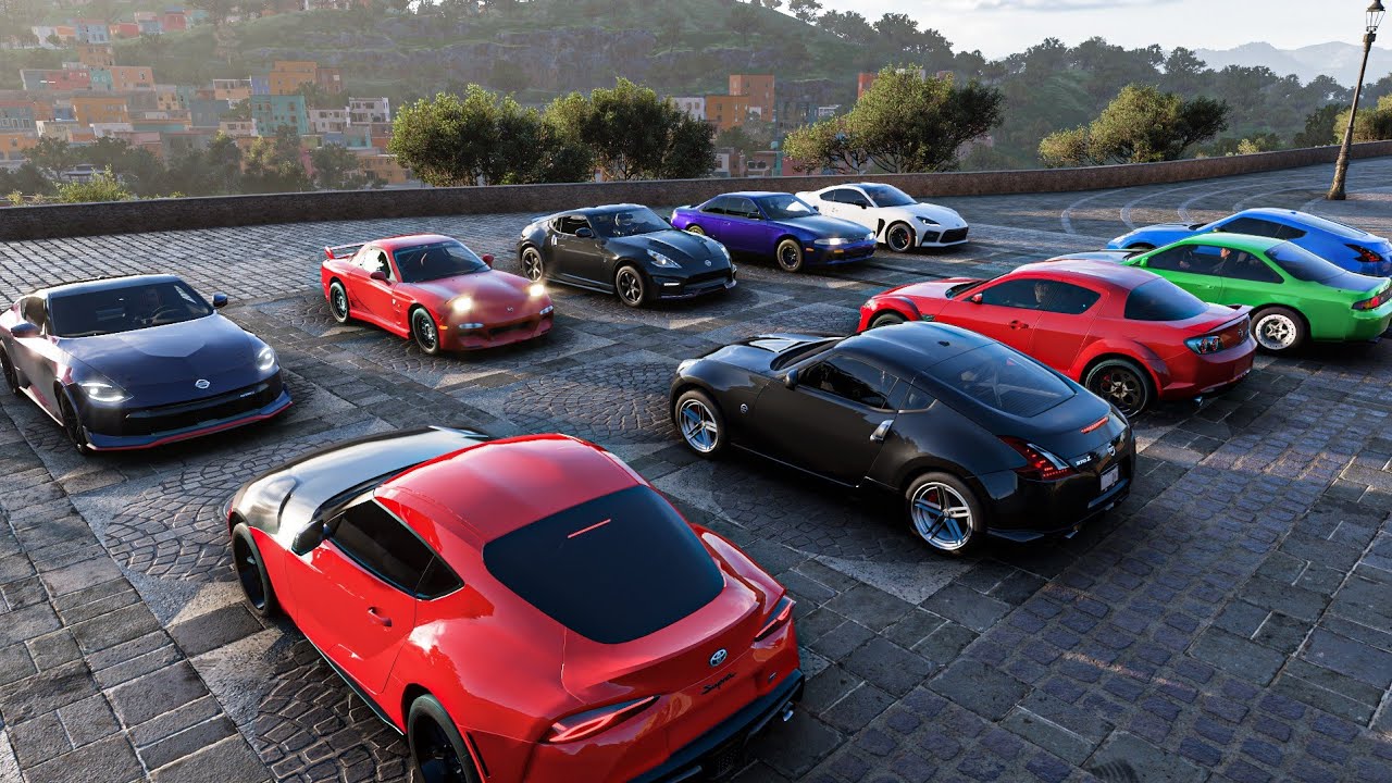 Forza Horizon 5 | Crazy JDM Cars Drag Racing! 600HP Cash Days | Supra, Silvia S14, 370Z, RX8 & More