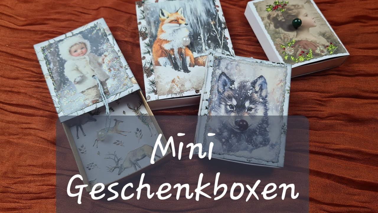Mini Geschenkboxen  Tutorial 