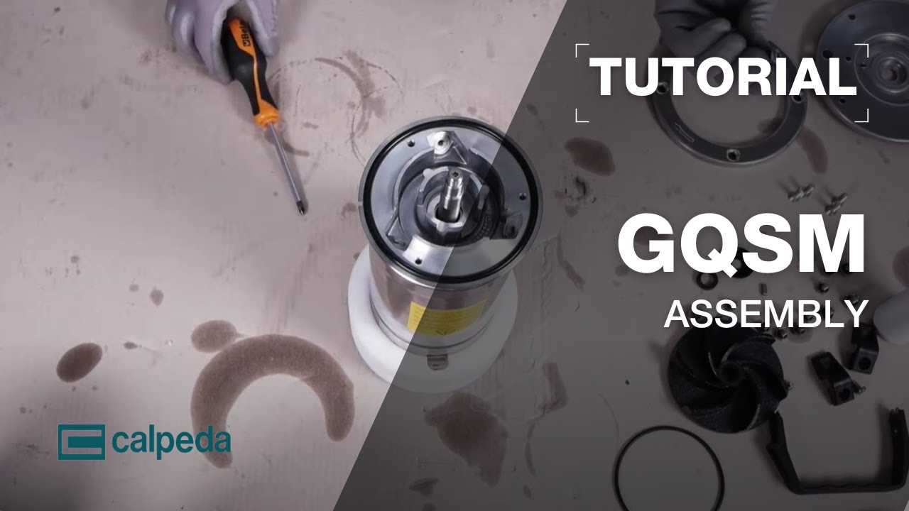 How to assemble a GQSM pump in 25 steps