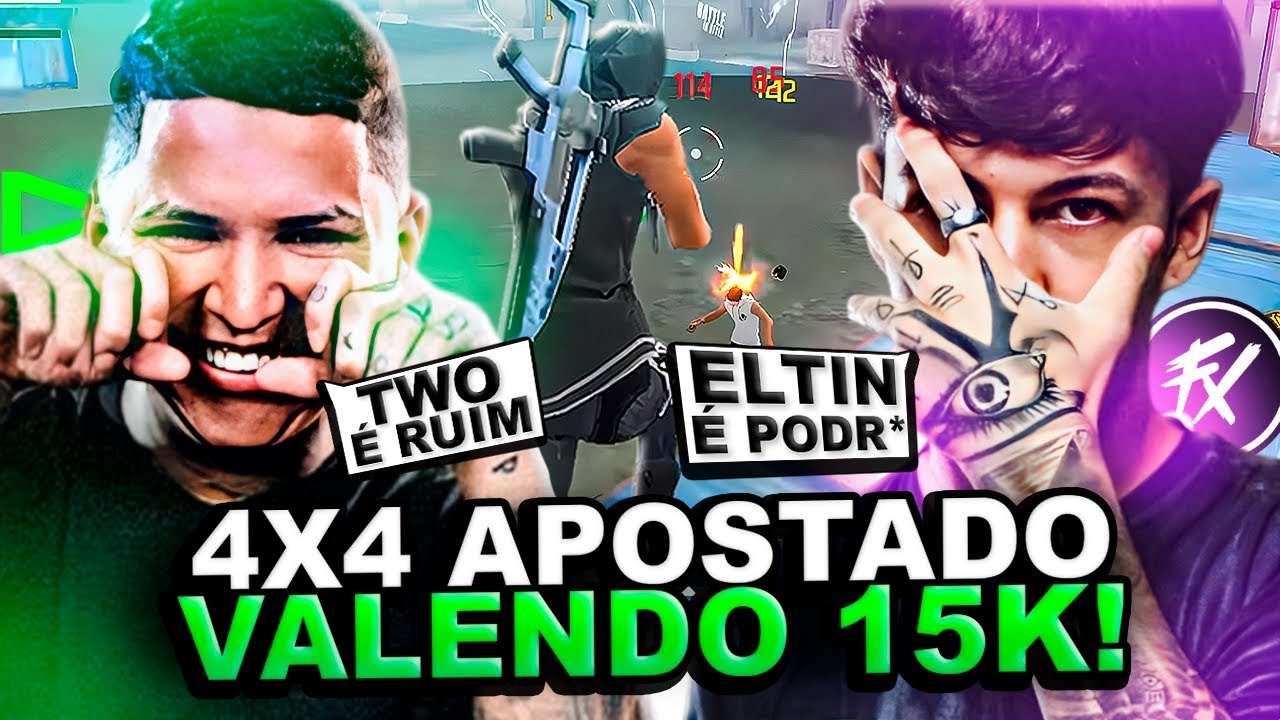 TIME TWO9 VS TIME ELTIN777 NO 4X4 APOSTADO MAIS INSANO DE TODOS!