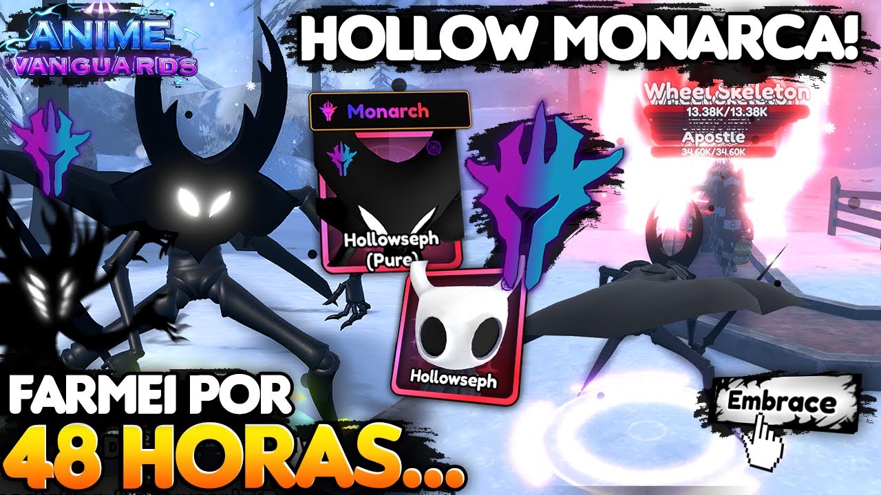 HOLLOW KNIGHT DE MONARCA É ABSURDO!!! - ANIME VANGUARDS