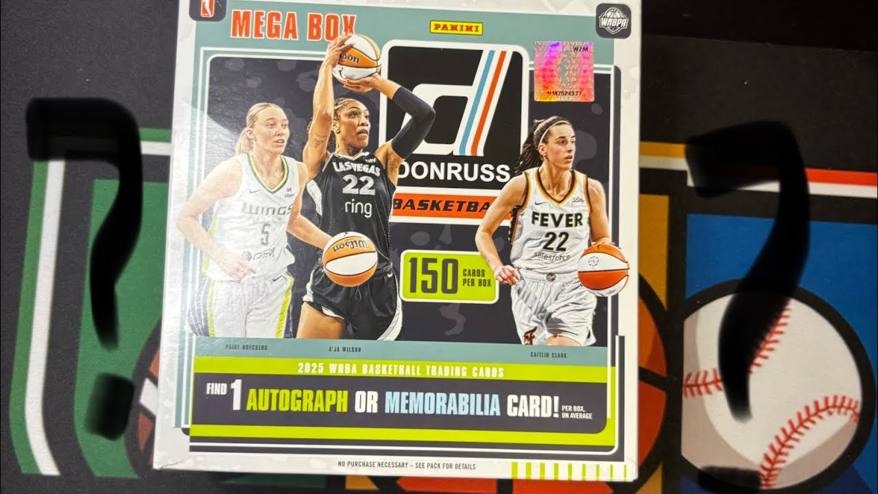 2025 WNBA Donruss Mega Box. 100th Upload! *Paige Bueckers Rookie?*￼