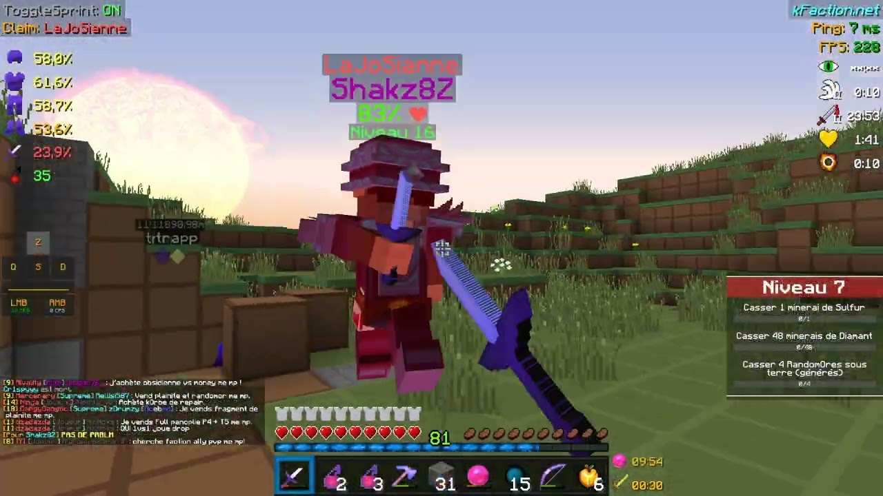 TRAPPING MONTAGE KFACTION PLUIE DE P4 POUR CE DEBUT DE VERSION !! CONCOURS FULL EPIDOTE P4U3 T5