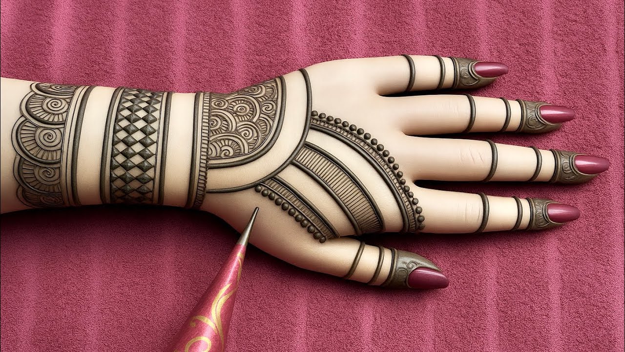 Easy back hand mehndi design | Back hand simple mehndi | Eid special mehndi design 