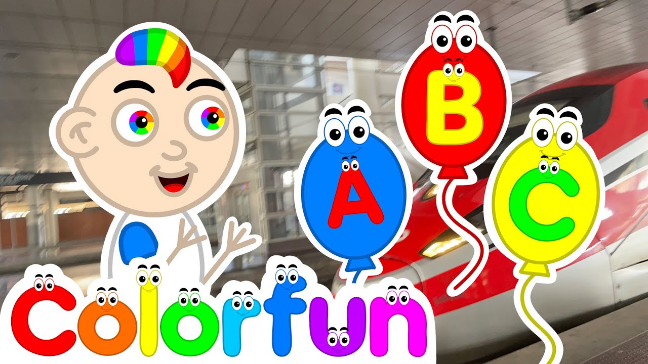 ABC Songs in Upper and Lower-Case Letters 🔤🎈 | Learn the ABCs! | Colorfun Songs for Babies 🌈👶🏻
