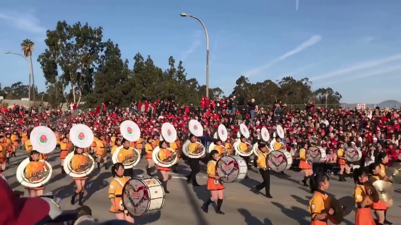 Tournament of Roses 2018 kyoto Tachibana High School Green Band 京都橘高校吹奏楽部２