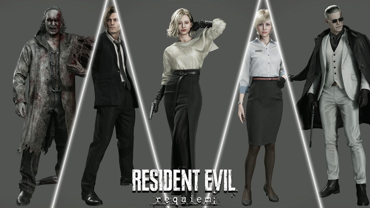 Resident Evil Requiem - All Character Models & Concept Art (Deluxe Included)